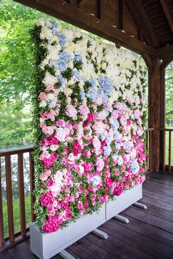 Comment créer un mur de fleur ?